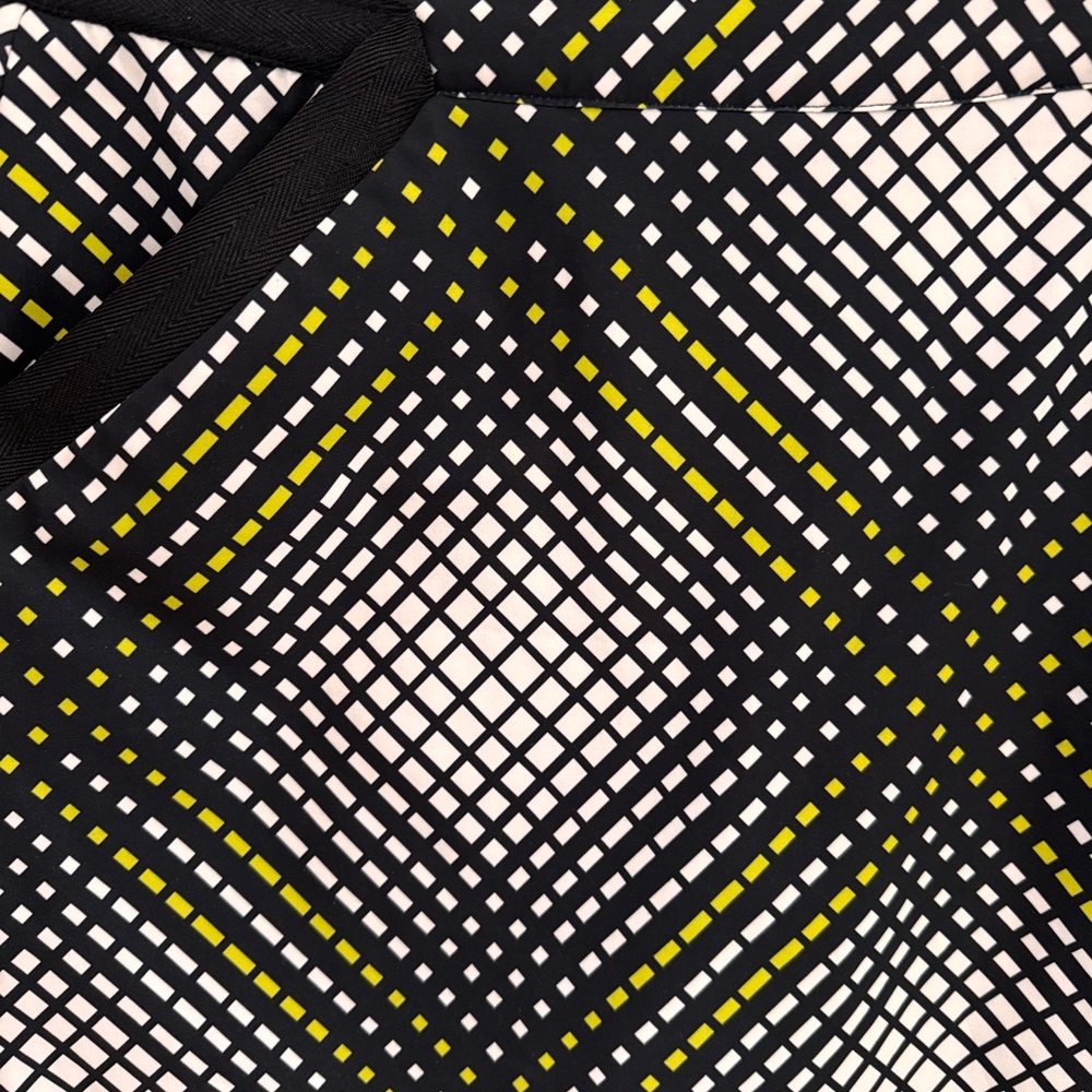 EP Pro Golf Skort Size 6 Black White Geometric Lime Green Athletic Skirt - Picture 2 of 10